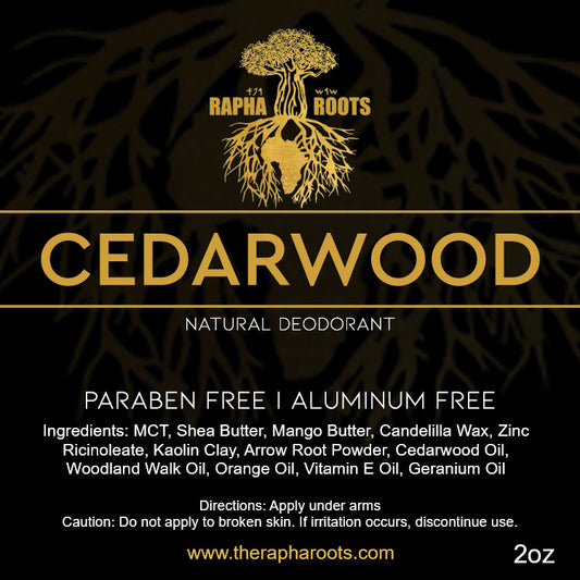 Cedarwood Deodorant | Natural Odor Protection