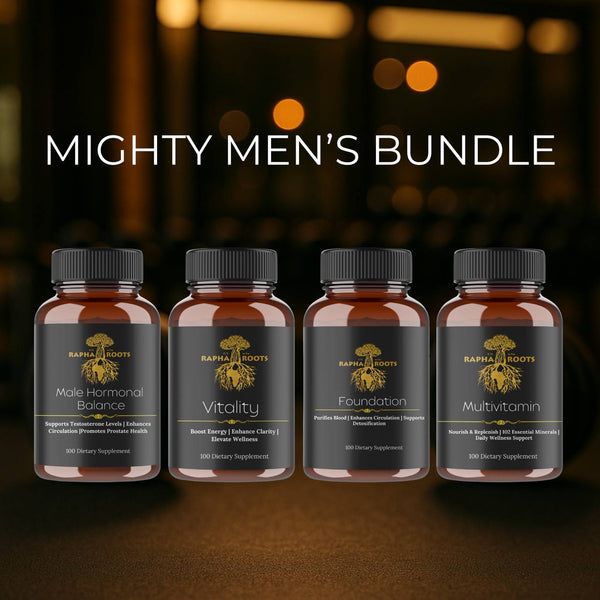Mighty Men’s Bundle | Natural Energy & MenVitality  Balance Pack