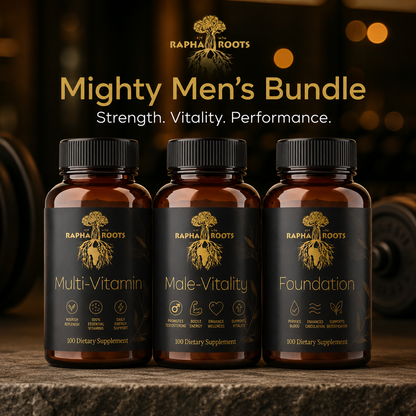 Mighty Men’s Bundle | Natural Energy & MenVitality  Balance Pack