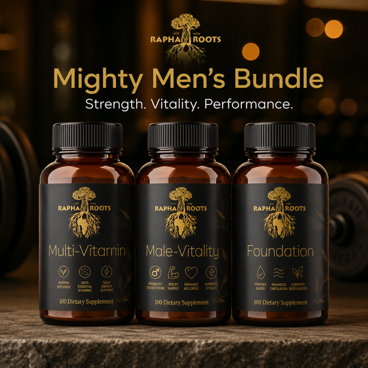Mighty Men’s Bundle | Natural Energy & MenVitality  Balance Pack