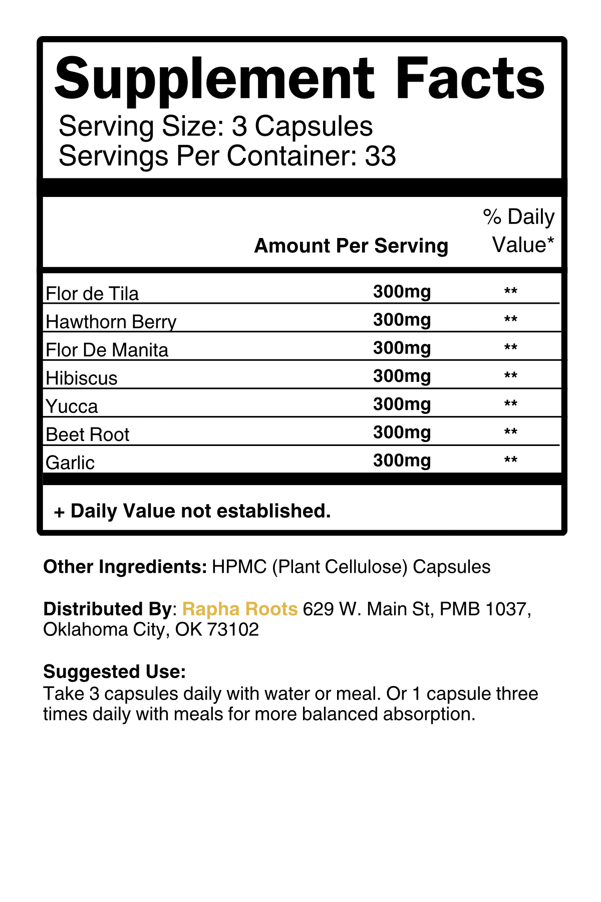 Blood Pressure Stabilizer